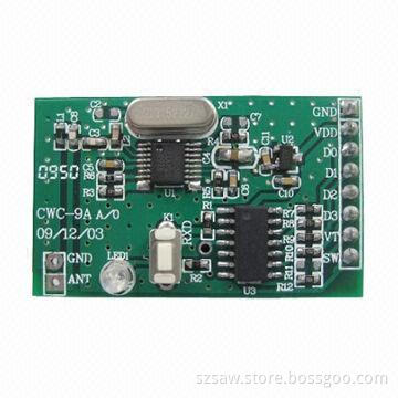 Super-hetero-dyne, learning code receiver module, RF module